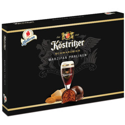 Продуктови Категории Шоколади Halloren Шоколад с ликьор от черна бира Köstritzer 250 гр.24 бонбона